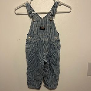 OshKosh hickory striped overalls